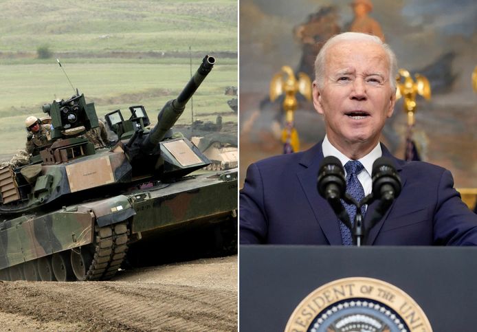 Joe Biden kondigt levering van 31 Abrams-tanks aan