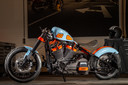 De winnende Harley-Davidson van Oude Monnink Motors uit Borne.