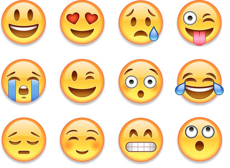 Het Japanse woord ‘emoji’ heeft niets met ‘emoties’ te maken. Beeld 