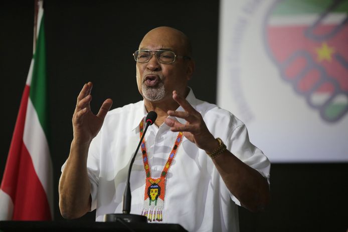 Desi Bouterse, president van Suriname.