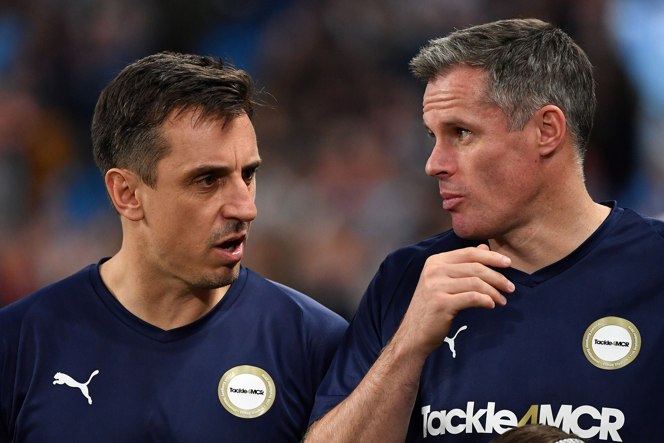 Gary Neville en Jamie Carragher.