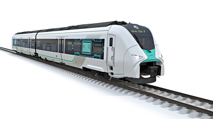 De waterstoftrein die Siemens en Deutsche Bahn willen laten rijden tussen Tübingen, Horb en Pforzheim.