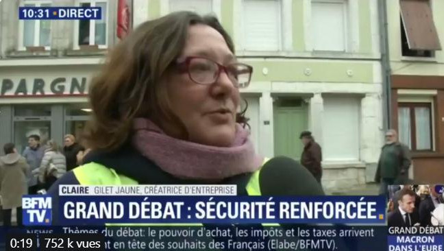 Non Cette Gilet Jaune Na Pas Dit Quelle Croyait Aux