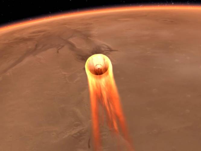 NASA houdt de adem in voor ‘helse’ afdaling van Marslander InSight