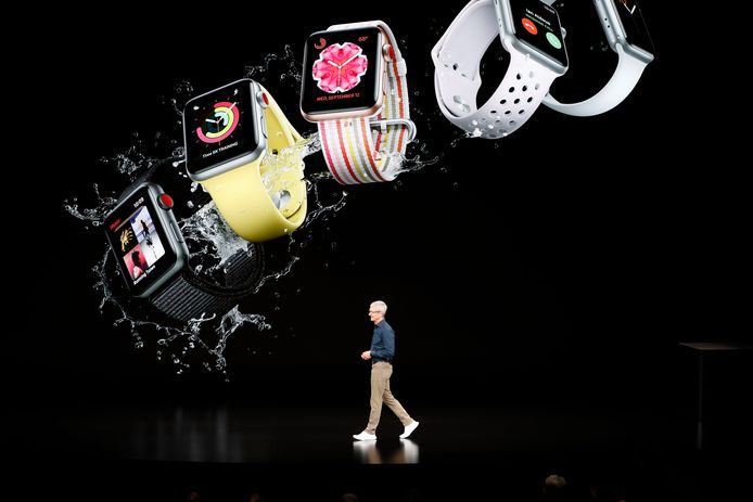 Tim Cook onthult de nieuwste Apple Watch 4