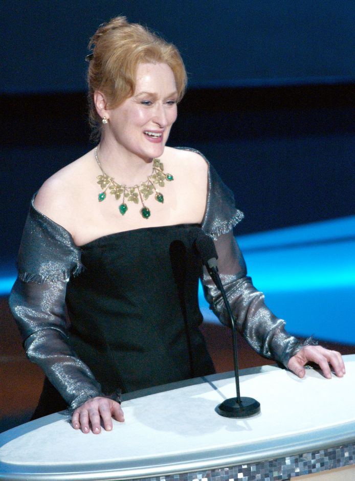 Meryl Streep reikte de award uit aan Peter O'Toole in 2003. Ze was toen voor de verandering eens niet genomineerd.