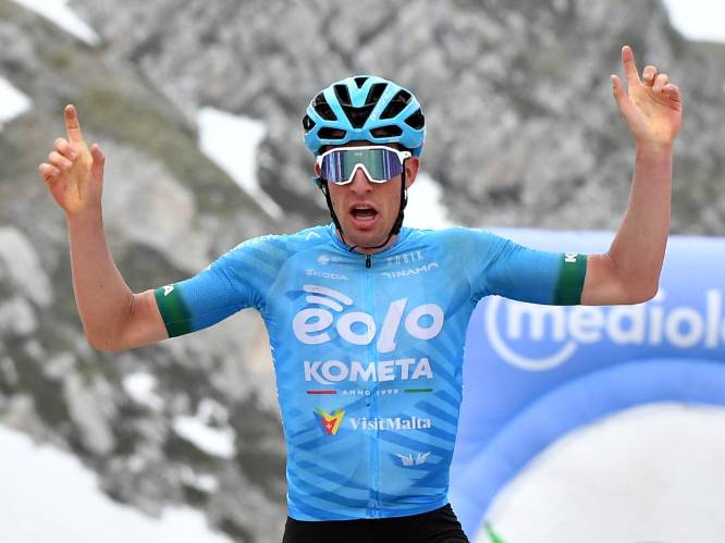 Roglic en Evenepoel geven niets op elkaar toe in zware bergrit, etappezege in Giro voor vluchter Bais