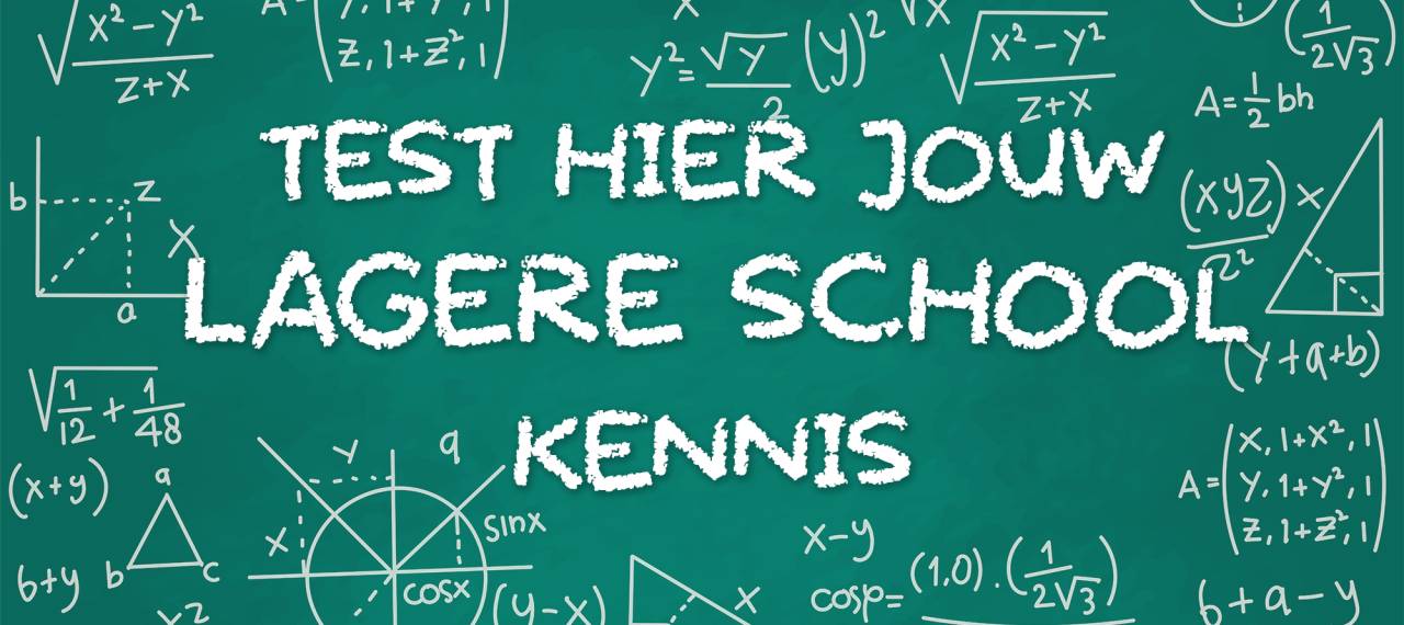 Test je lagere school-kennis