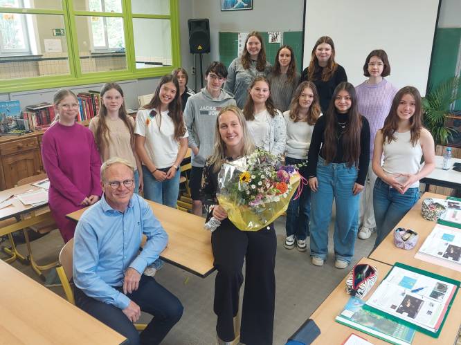 MSKA zet Club YLA-speelster én leerkracht Celien Guns in de bloemen na winst in bekerfinale: "Ze hielp geschiedenis schrijven"