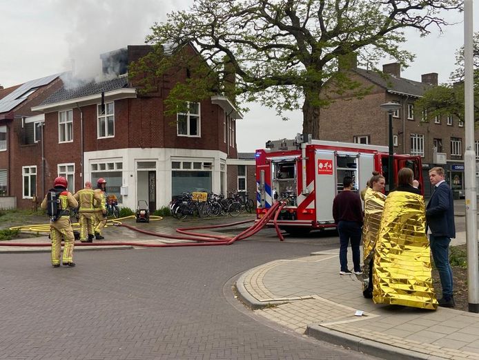 Brand in studentenwoning aan de Korianderstraat in Eindhoven.