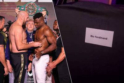 LIVE. Sterren vullen de zaal voor 'Battle of the Baddest': wat kan MMA'er Francis Ngannou tegen wereldkampioen boksen Tyson Fury?