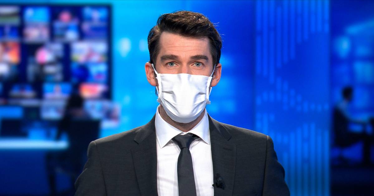 Presentatoren VTM NIEUWS dragen voortaan mondkapjes aan de ...