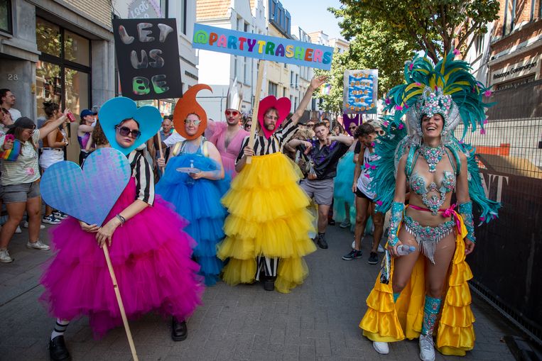 De Antwerp Pride editie 2022. Beeld BELGA