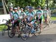 De wielertoeristen van WTC Lovendegem.