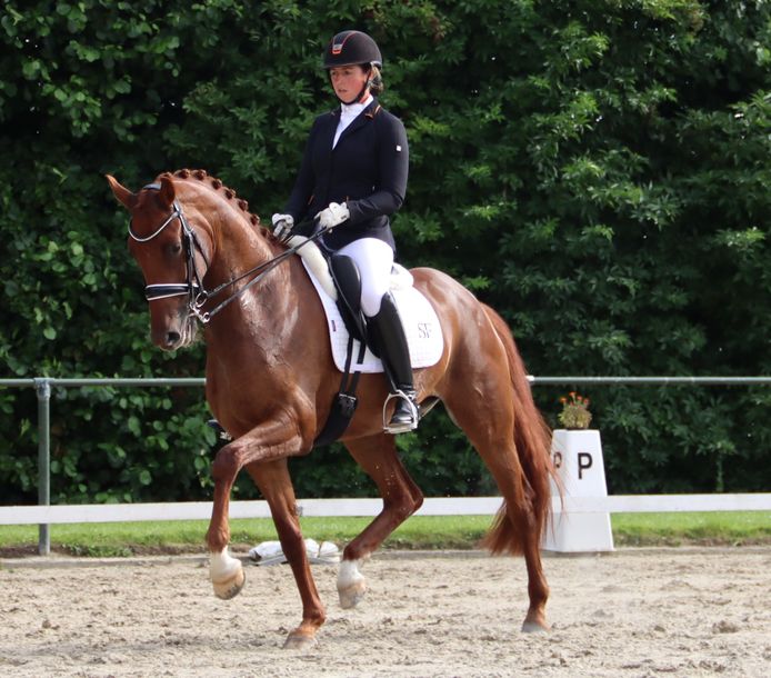 Stephanie de Frel met merrie Lolita