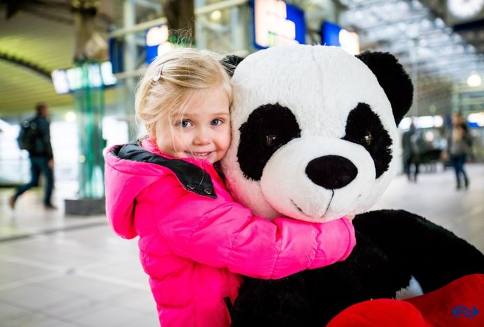 Wie gaf Esmee deze panda?
