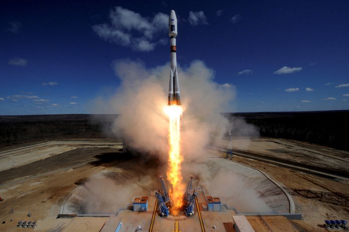 Russische Sojoez-raket.