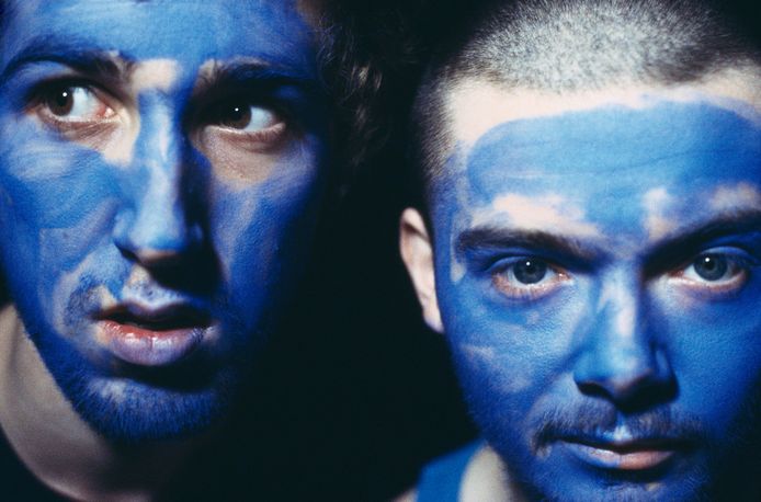 Archiefbeeld. Thomas Bangalter en Guy-Manuel de Homem-Christo, voordat de helmen op gingen. (Circa 1995)