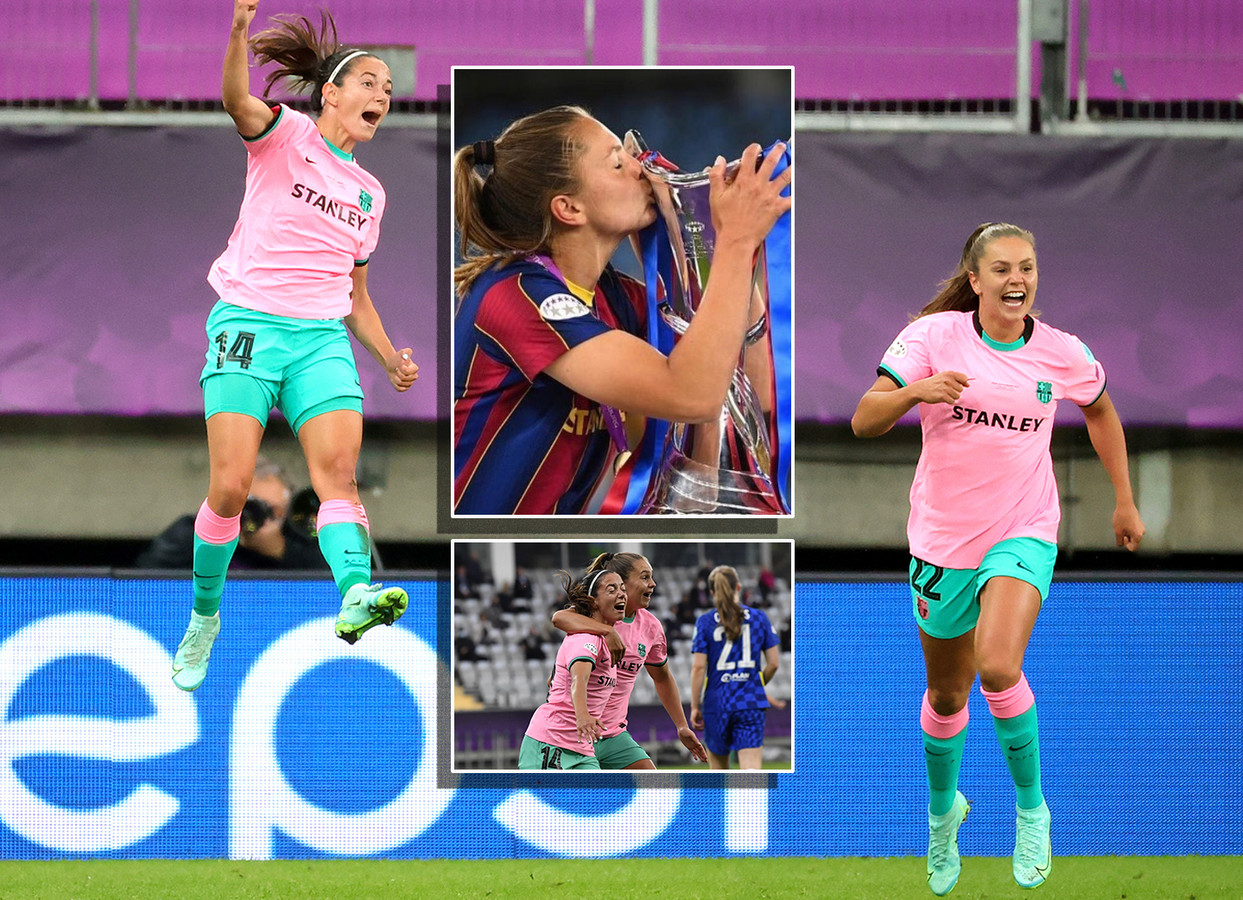 Lieke Martens knipoogt naar CLtrofee ‘Blij dat we elkaar eindelijk ontmoeten’ Foto AD.nl