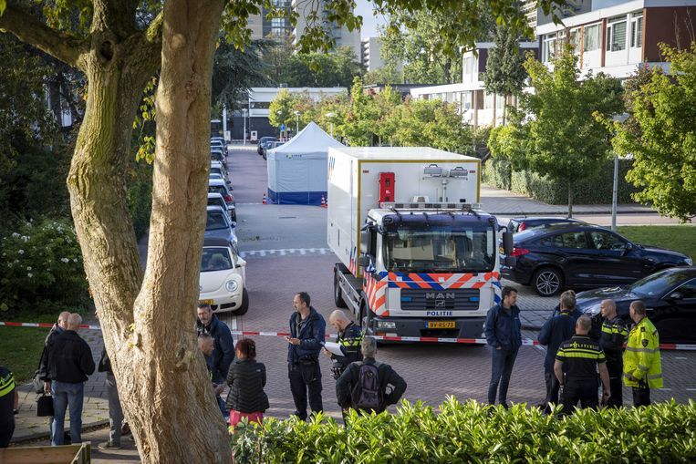 Advocaat Derk Wiersum van kroongetuige Nabil B. wordt op 18 september 2019 vermoord bij zijn huis in Buitenveldert.  Beeld EPA