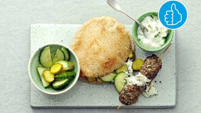 Wat Eten We Vandaag: Köfte kebab met yoghurtsaus