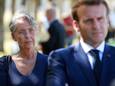 La Première ministre française Élisabeth Borne et Emmanuel Macron