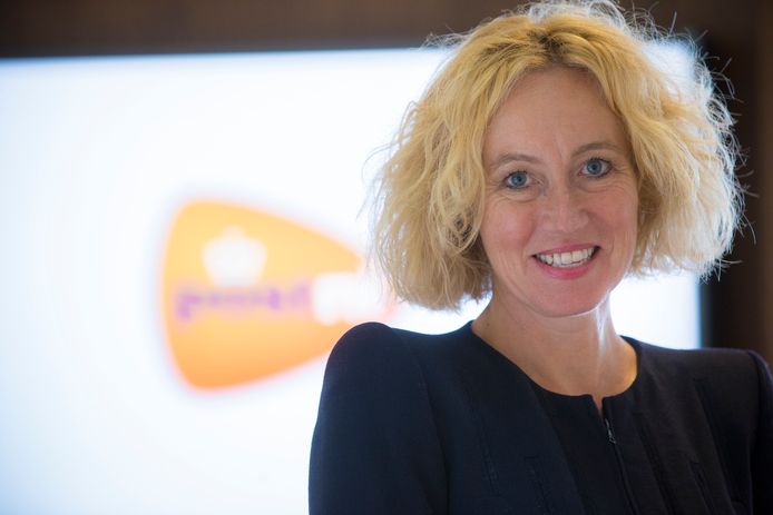 Herna Verhagen, ceo van PostNL. Het postbedrijf doet het goed qua aantal vrouwen op hoge managementposities.