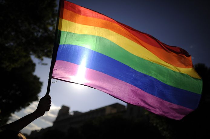 De regenboogvlag geldt sinds de jaren 70 als symbool van de homobeweging.
