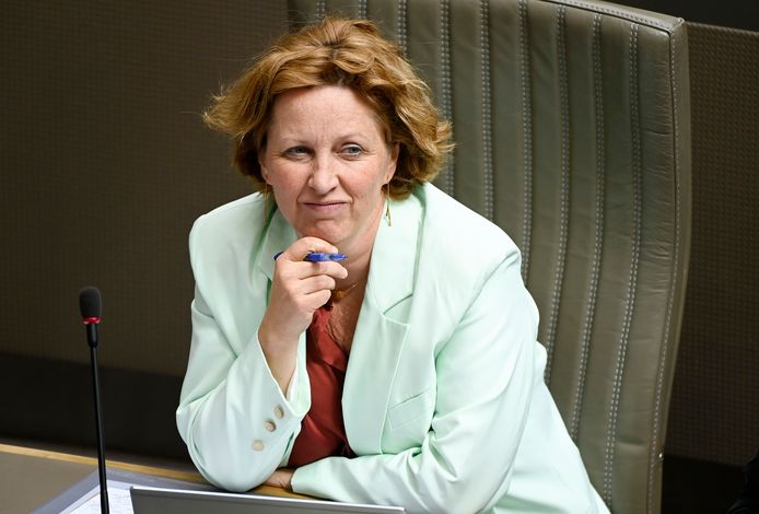 Groen-fractieleider Mieke Schauvliege.