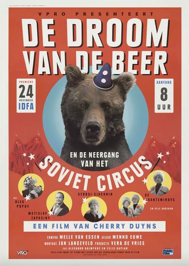 Poster van de documentaire ‘De droom van de beer’ van Cherry Duyns. Beeld Filmposter 