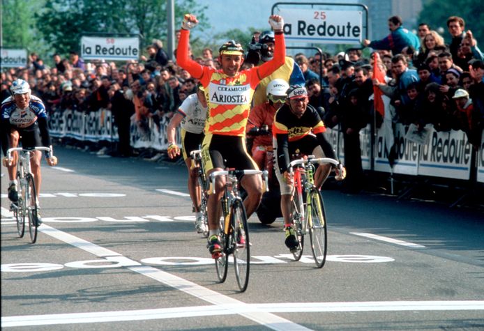 Moreno Argentin triomfeerde in Luik-Bastenaken-Luik in 1991.