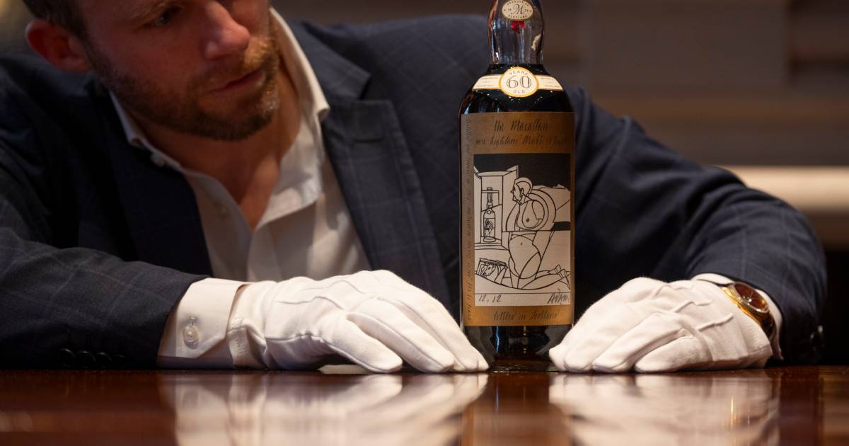 Une bouteille de whisky vendue plus de trois millions de dollars, un record