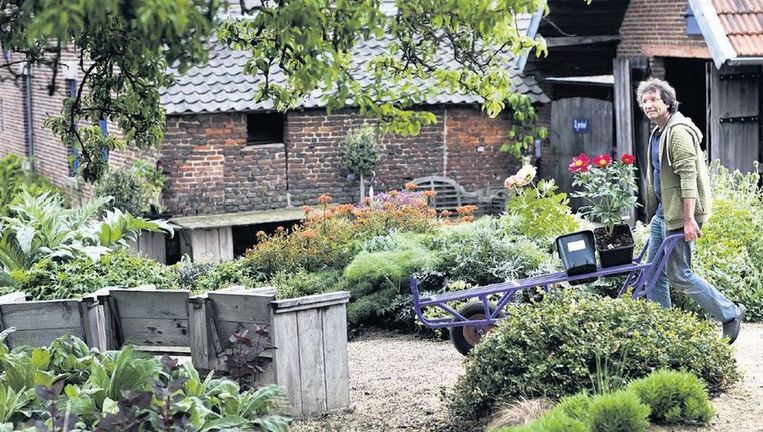 Kweker Roger Bastin op zijn bedrijf in het Zuid-Limburgse Aalbeek. 'Je moet planten kiezen die passen bij de grondsoort.' Beeld Roger Dohmen