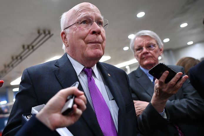 De Amerikaanse senator Patrick Leahy op archiefbeeld.