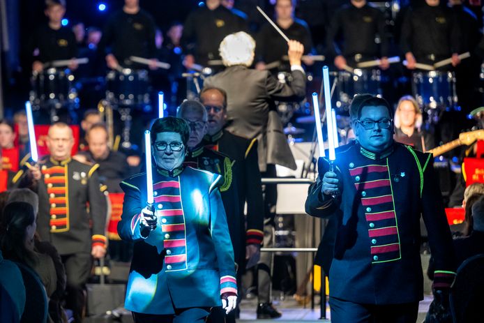 Een beeld uit het muzikale filmfestival van St. Sebastianus.