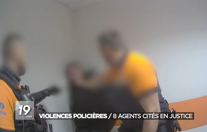 Les images filmées par une bodycam sont accablantes pour huit policiers liégeois.