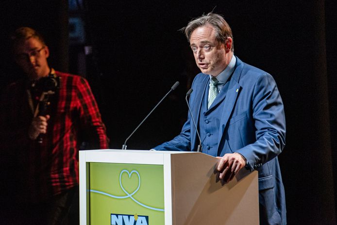 Bart De Wever aan het woord.