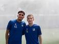 Voor Yassine Azzagari en Pjotr Kestens stond zaterdag bij FC Eindhoven de eerste training op het programma.