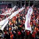 Volksprotest op het Beursplein: ‘Haal energie van de markt’