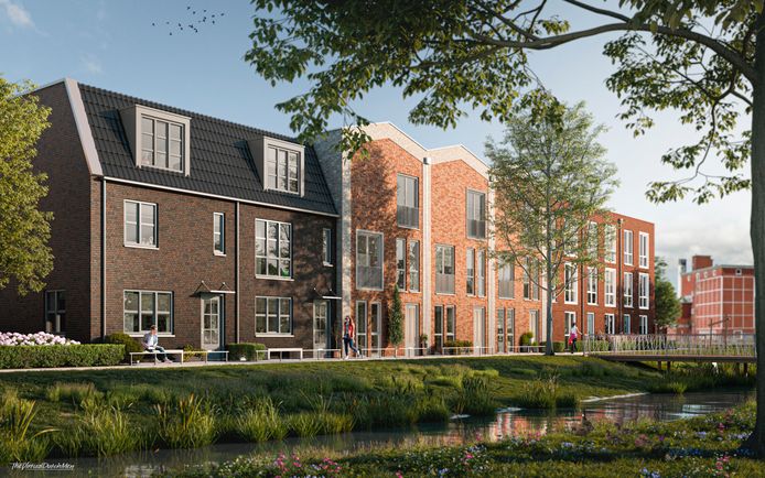 De luxere woningen komen aan de kant van de Veldbeek, waar een wandelpad langs wordt gelegd. Via de brug kunnen wandelaars naar fase 2 en 3 van het nieuwbouwplan.