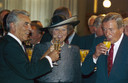 Koningin Beatrix en prins Claus in 1994 in Oostenrijk.