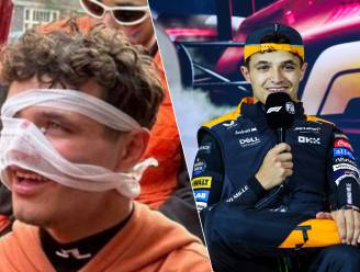 Opvallend beeld: Formule 1-coureur Lando Norris raakt gewond tijdens Koningsdag in Amsterdam