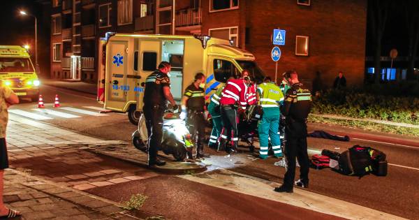 Scooterrijder (34) raakt gewond bij ongeval in Sliedrecht.