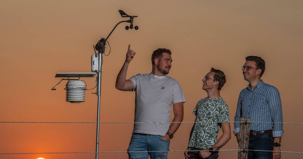 Professionele meteo op smalste stukje Betuwe met weerstation Kesteren: ‘We kicken op weerstatistieke