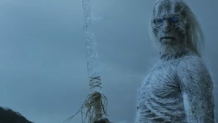 Jon snow marcheur blanc top