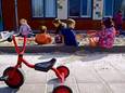 Foto ter illustratie. Kinderen spelen bij een van de Koreinvestigingen in Eindhoven.