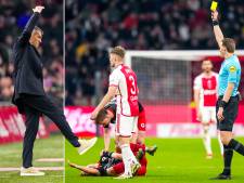 Excelsior-trainer woedend dat Ajax geen tweede rode kaart kreeg: ‘Weet niet wat de VAR aan het doen was’