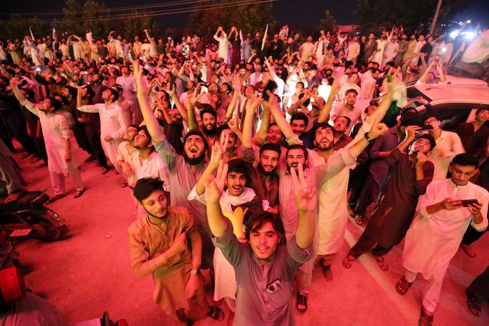 Paquistanês vieren hun onafhankelijkheidsdag.