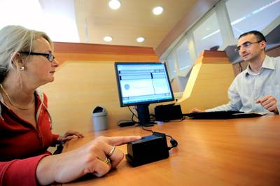 Vingerafdruk in paspoort blijft ongebruikt