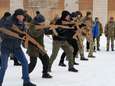 IN BEELD. Oekraïense burgers trainen voor guerillaoorlog tegen Rusland